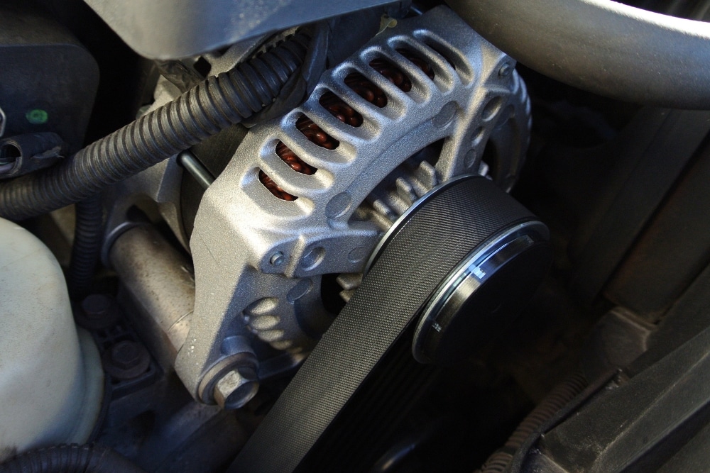 Close up look of vehicle alternator, Alternator Repair In Orlando, FL At Griffis Automotive Repair